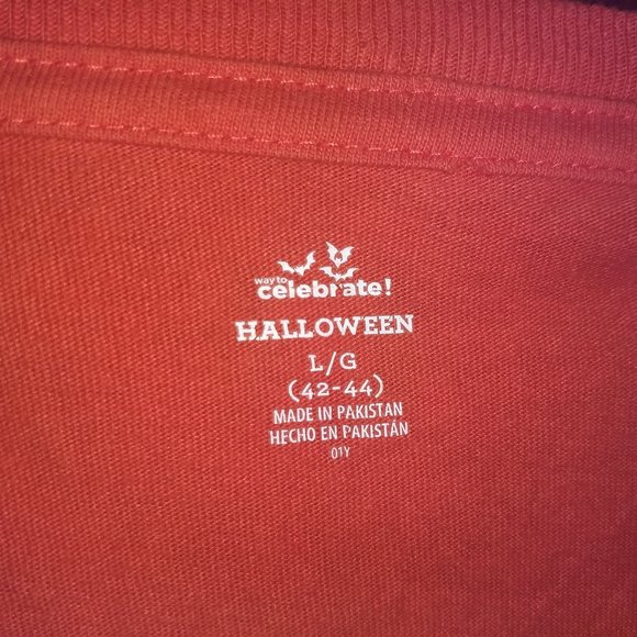 PUMPKIN T-SHIRT // Halloween Jack-O-Lantern Tee Shirt // Large - Picture 2 of 2